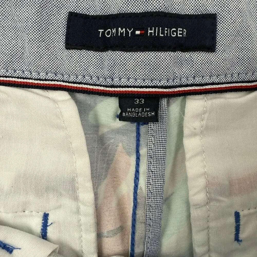 NEW Tommy Hilfiger Tropical Hawaiin Print Shorts Men Size 33 TH Flex 7